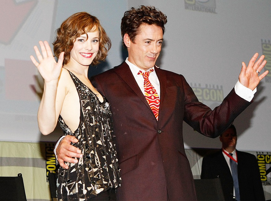 Rachel McAdams, Robert Downey Jr., Comic-Con 2009